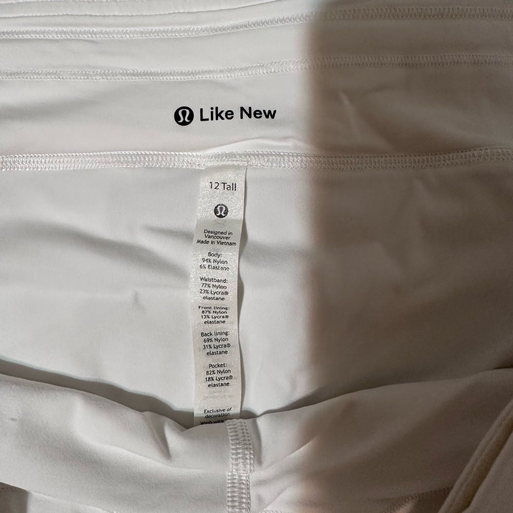 lululemon athletica White Women Shorts